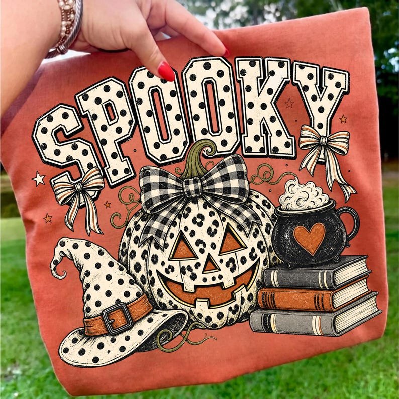 Leopard Pumpkin Halloween Sublimation PNG Design